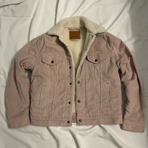 light pink women’s levi’s jacket